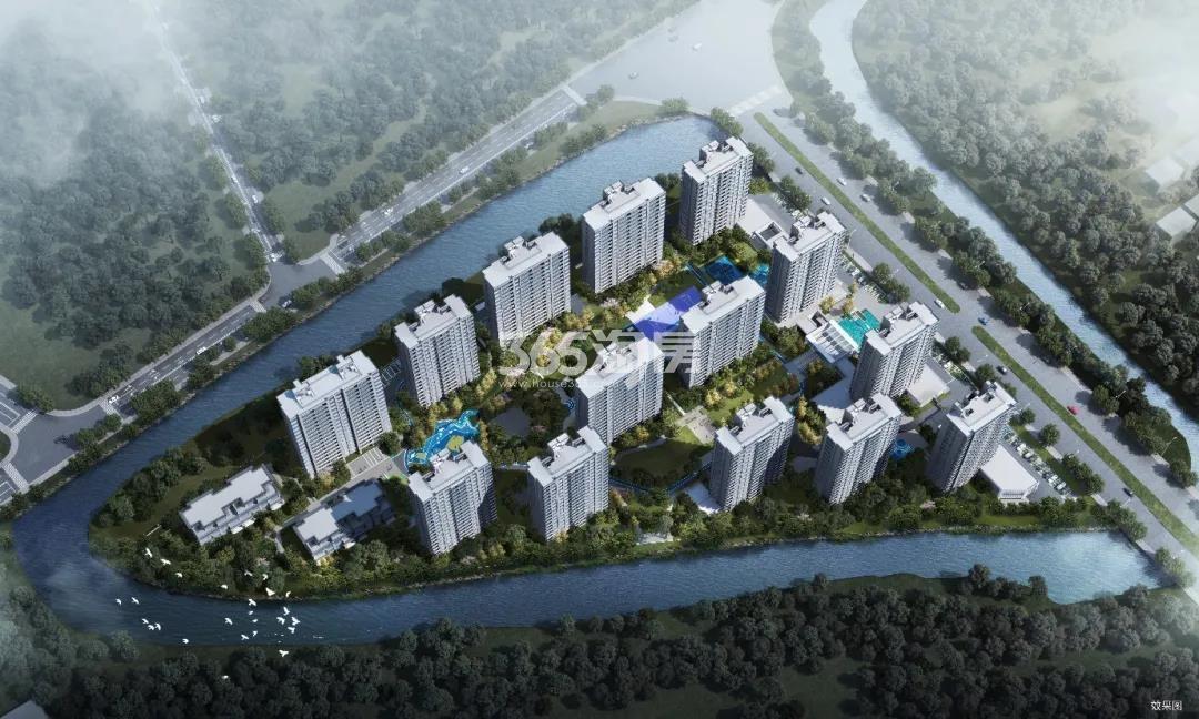 滨望之宸府鸟瞰图