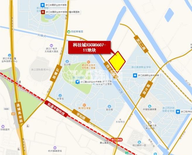 融信滨江钱江28号宅地区位图
