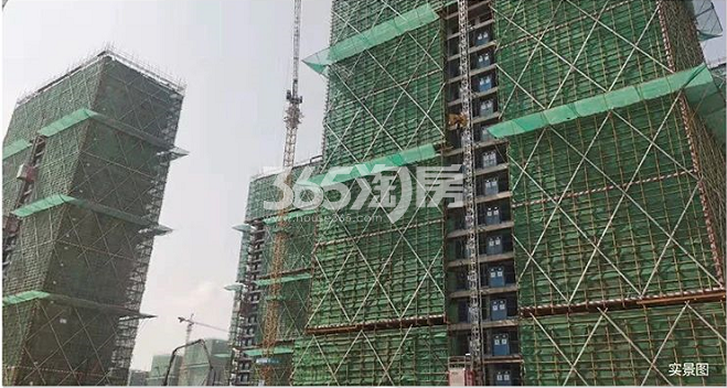 未来云帆城8月建设进度实景图
