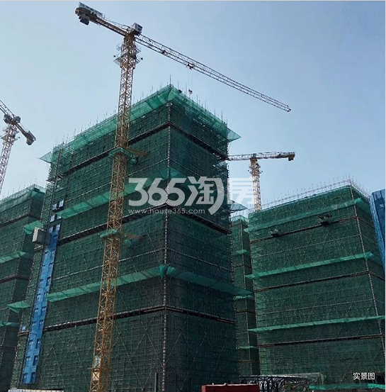 未来云帆城8月建设进度实景图