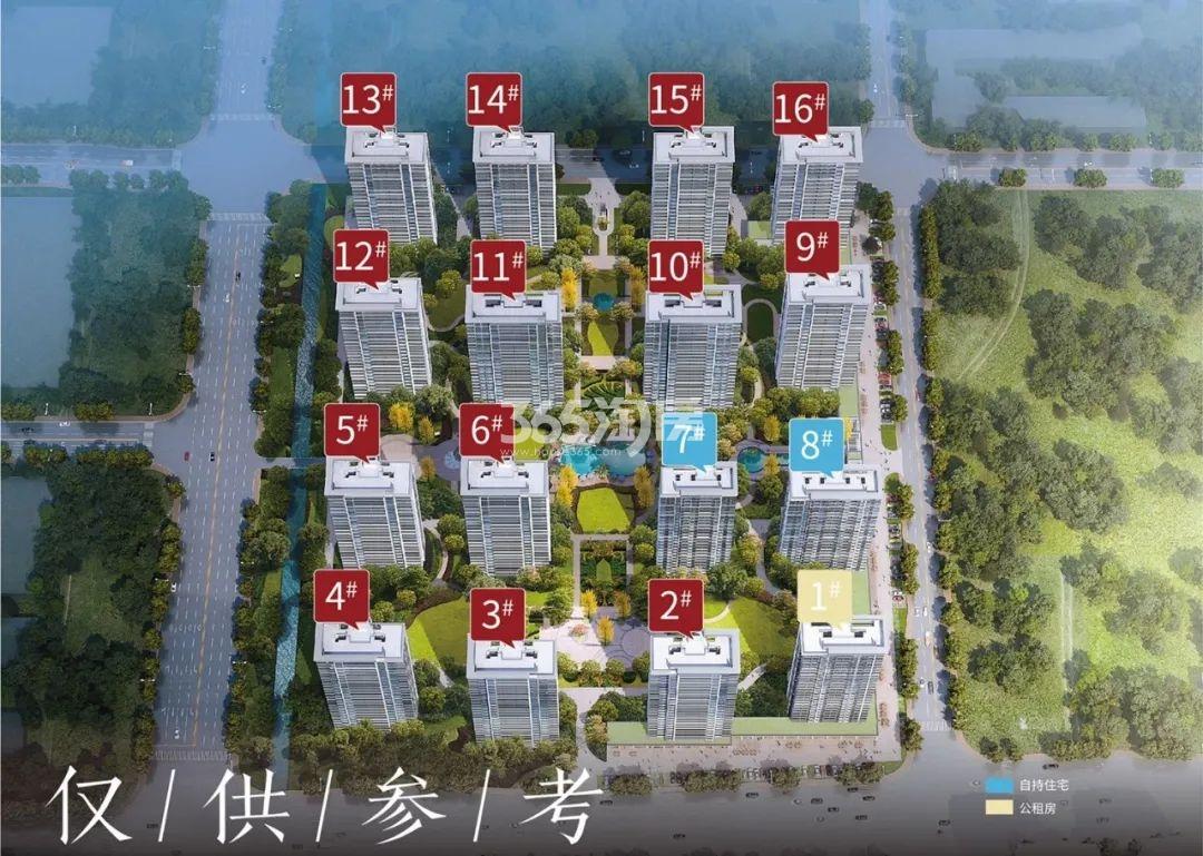 滨涛映月公寓鸟瞰图