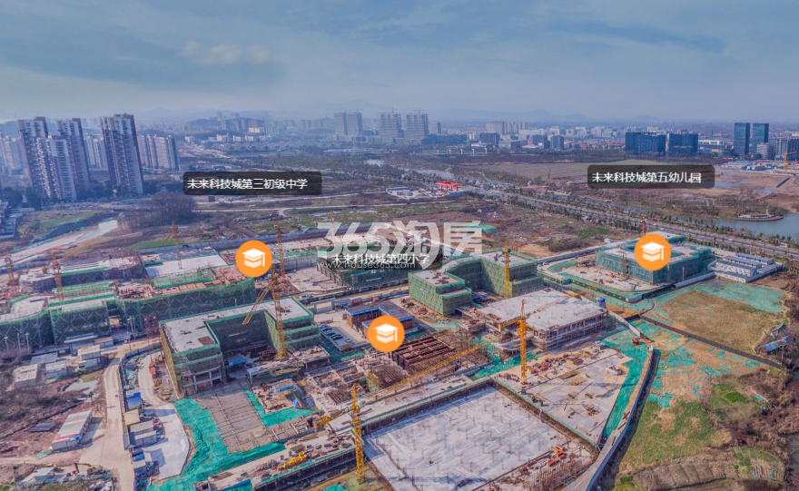 众安未来科技城宅地航拍图（2020.11）