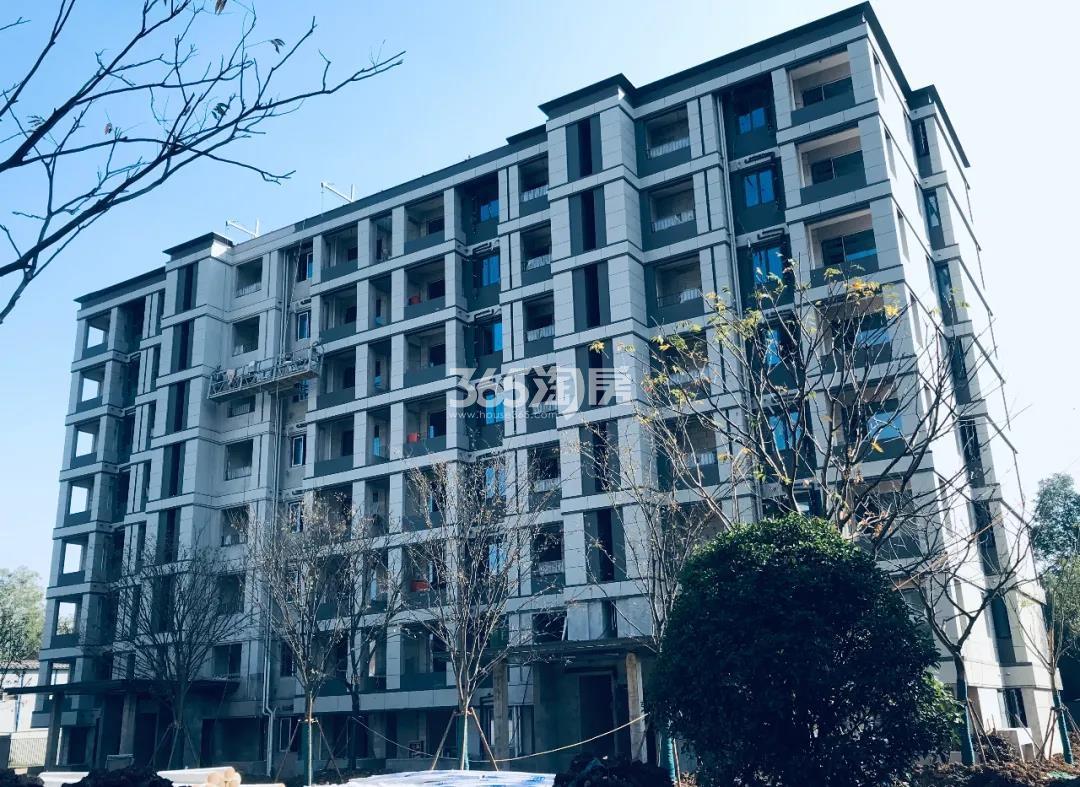 镜鉴未来府11月工程进度多层外立面