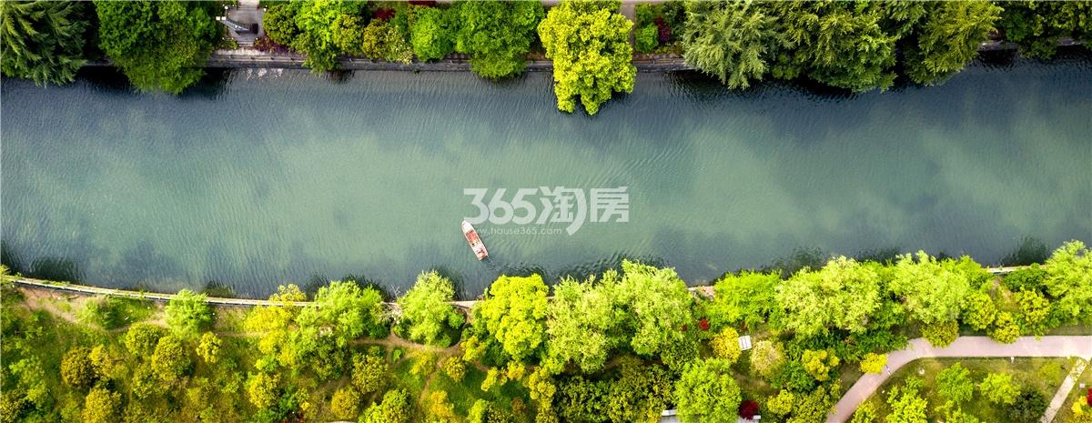 滨江海潮望月城配套—— 贴沙河