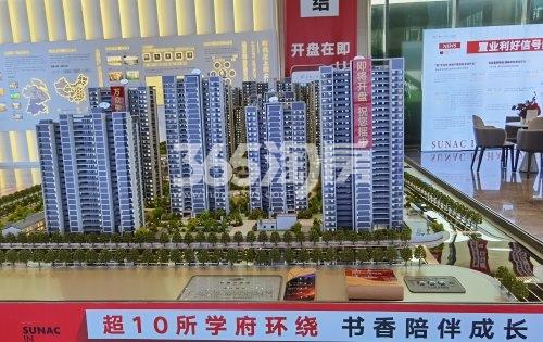 杭望云潮城沙盘实景图