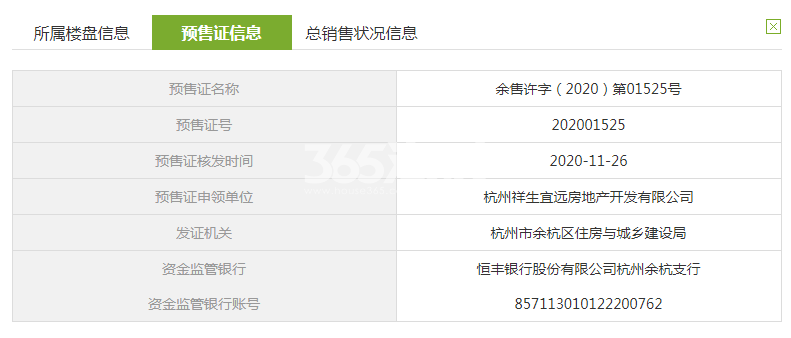 星合映公寓8、14#预售证