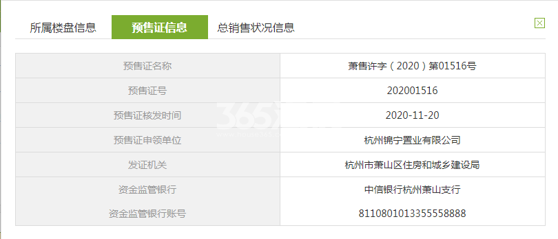 樟宜翠湾3、16#预售证