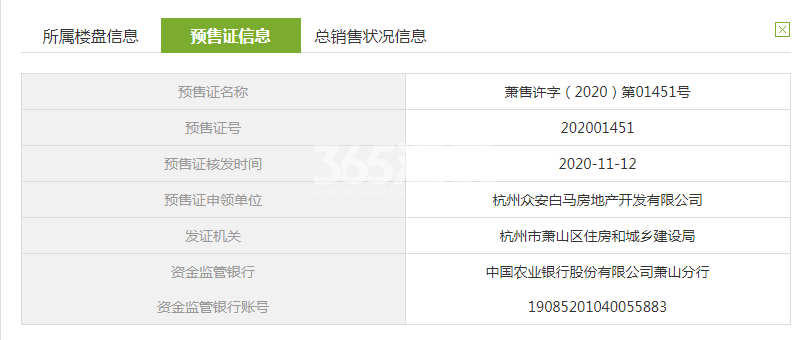 荷源府1、3、5、10、16#预售证