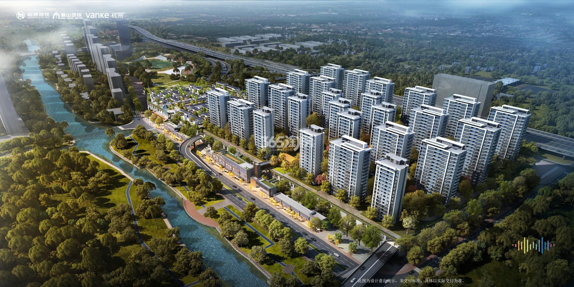 云彩之城、虹云之城鸟瞰图