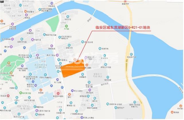 地上滨湖新区5号地块位置图