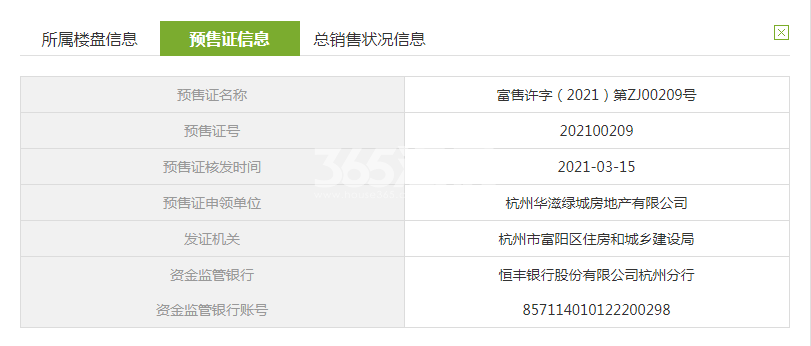 富春玫瑰园二期三区28#预售证