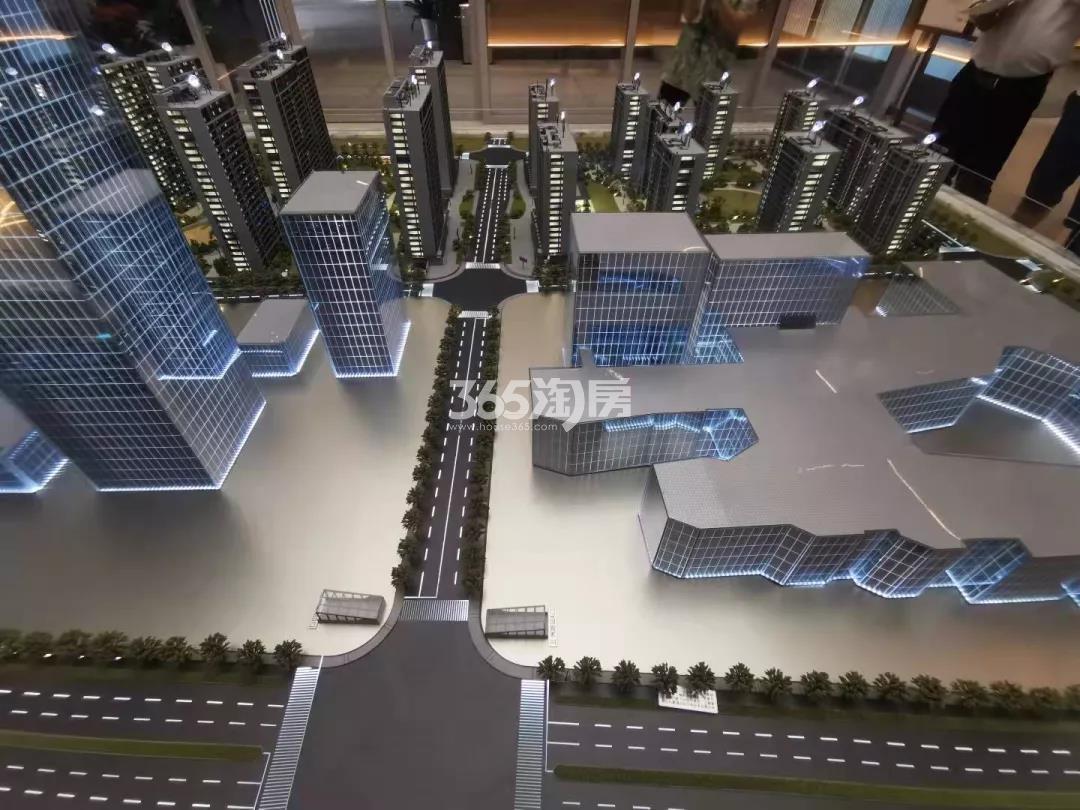月映咏荷园沙盘实景图