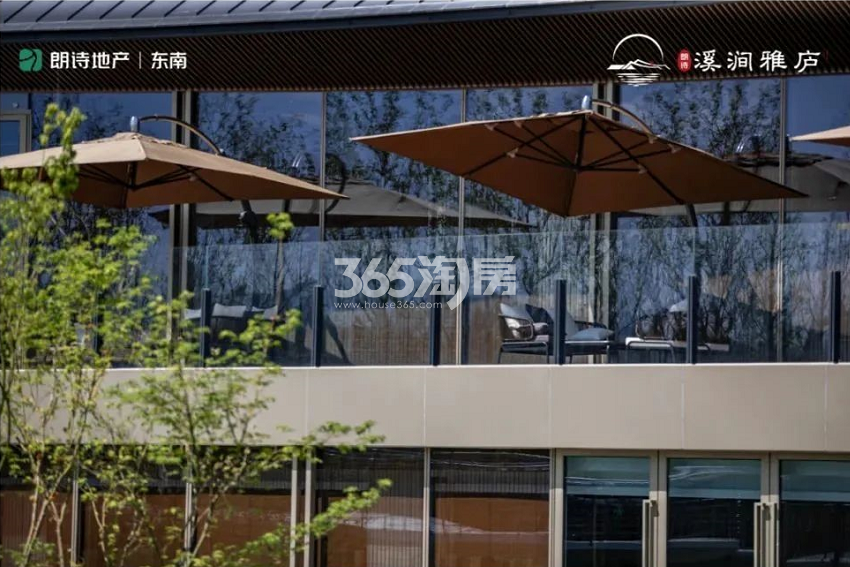 溪涧雅庐实景图