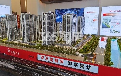 杭望云潮城沙盘实景图