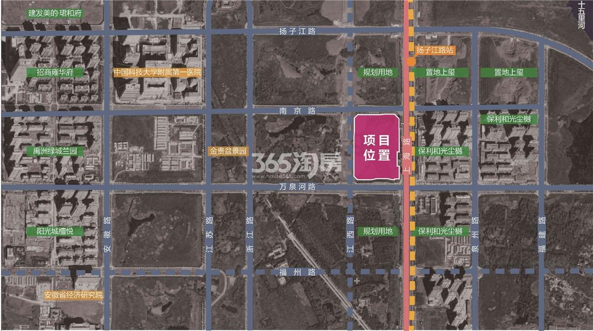 置地悦玺楼盘交通图_合肥365淘房