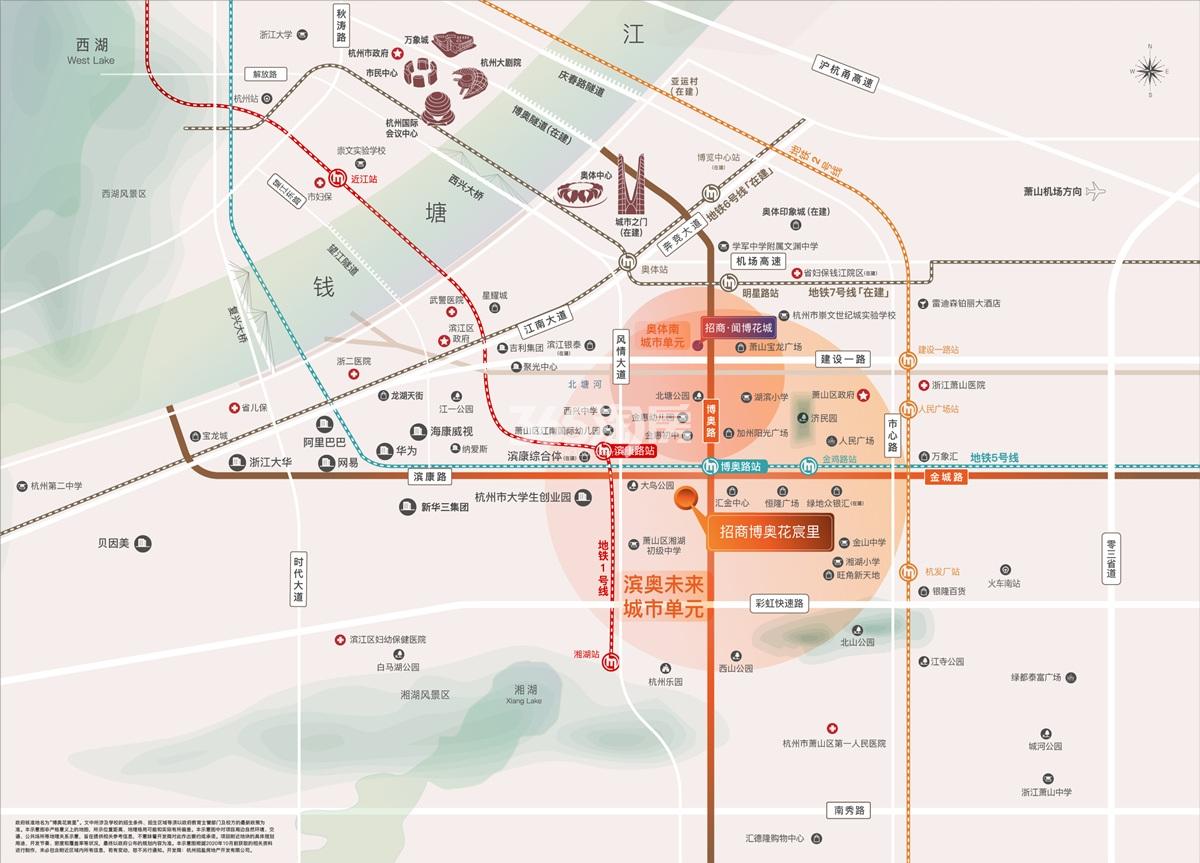 博奥花宸里交通图