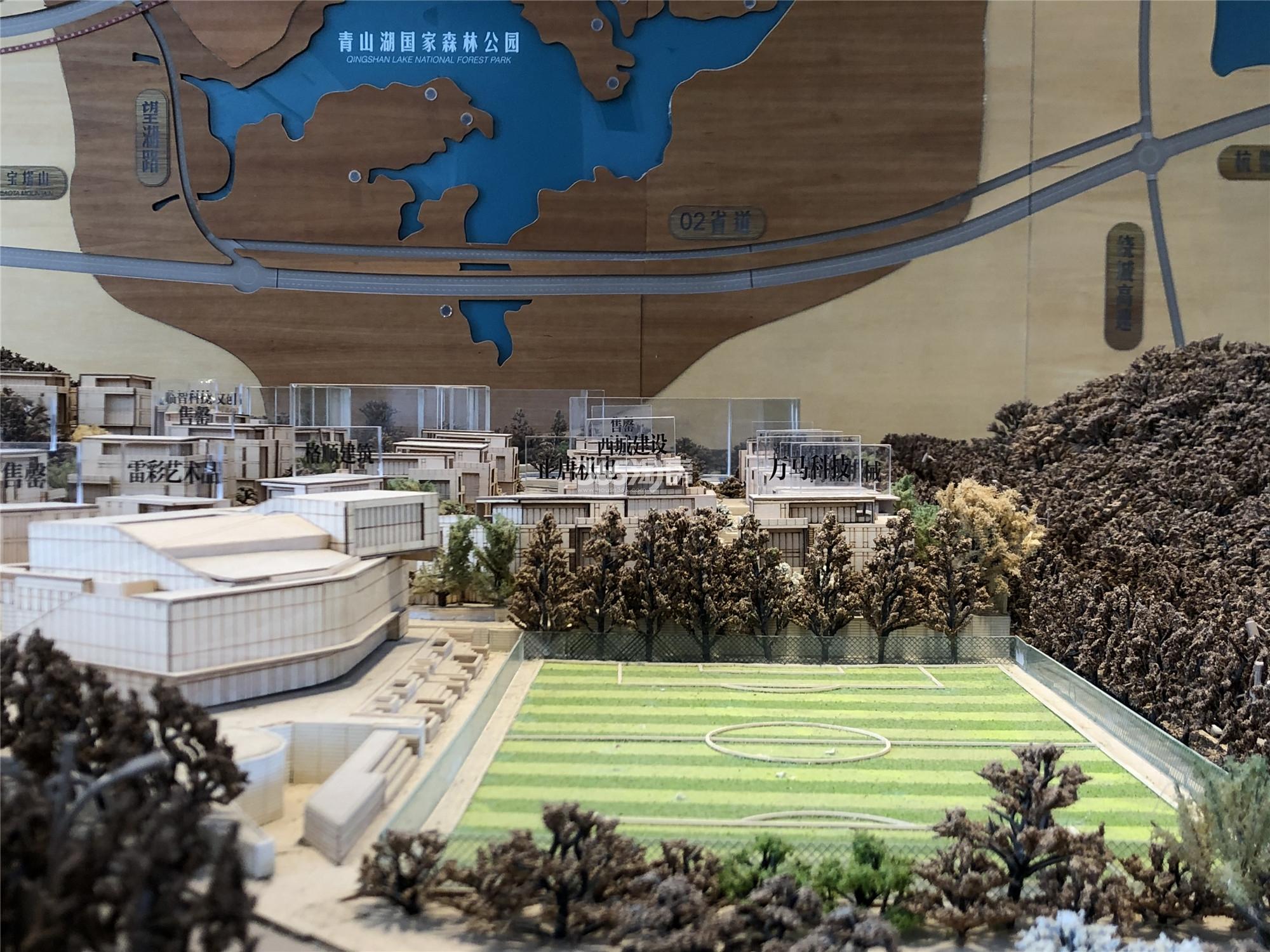 云安朴座示范区沙盘实景图（2021.03）