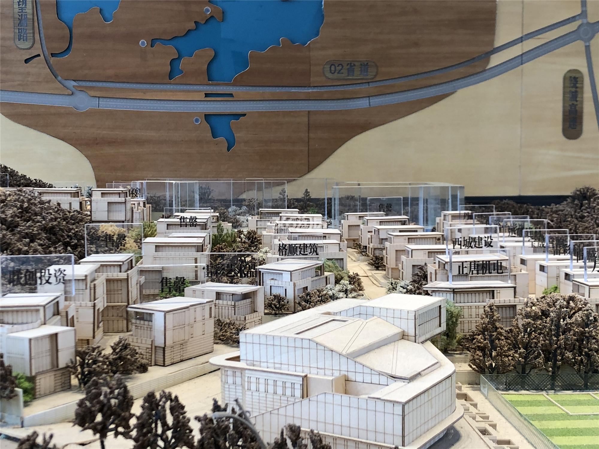 云安朴座示范区沙盘实景图（2021.03）