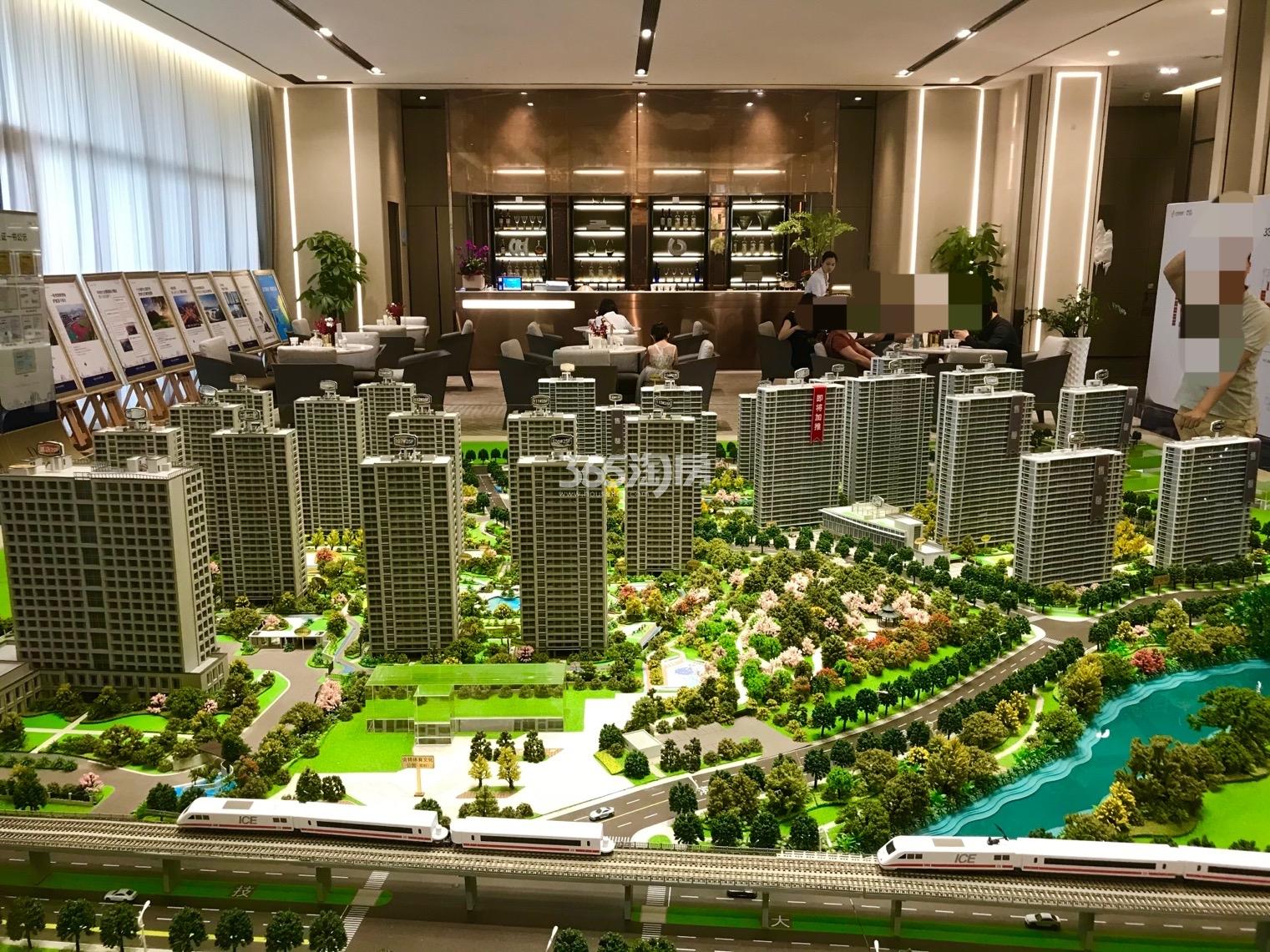 2021.5.16中天珺府售楼处沙盘实景图