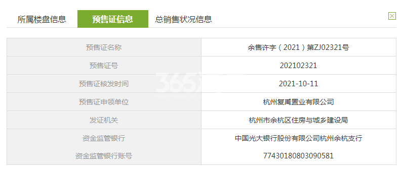 月映咏荷园1、5、7#预售证