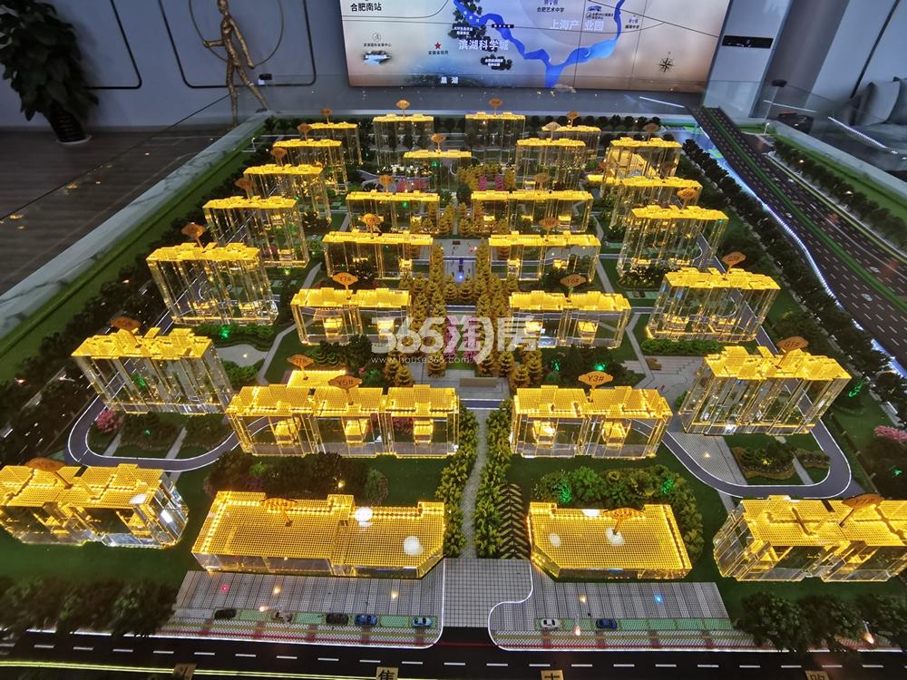 禹洲九颂嘉誉东方展厅沙盘实景图(2020.9.21)