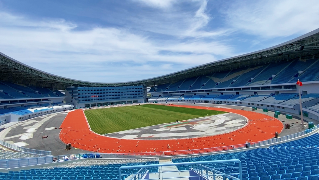 体育场体育馆游泳馆滁州奥体中心内部实景曝光