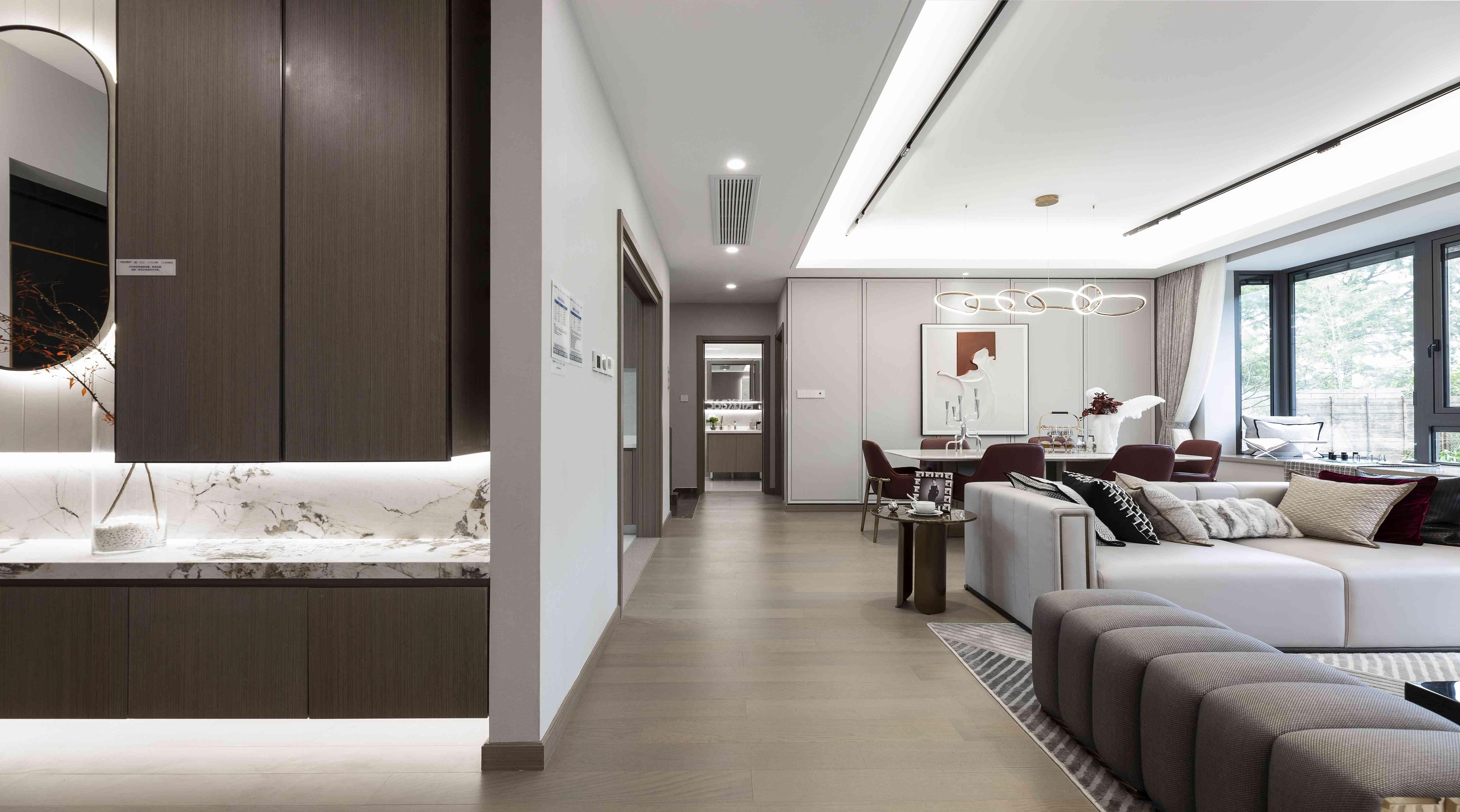 德信爱家玖栖和院220㎡下叠样板间玄关